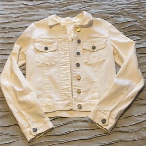 Kut From the Kloth white denim jacket
